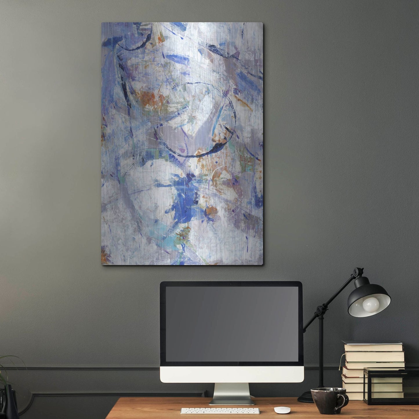 Luxe Metal Art 'Bounce I' by Tim O'Toole, Metal Wall Art,24x36