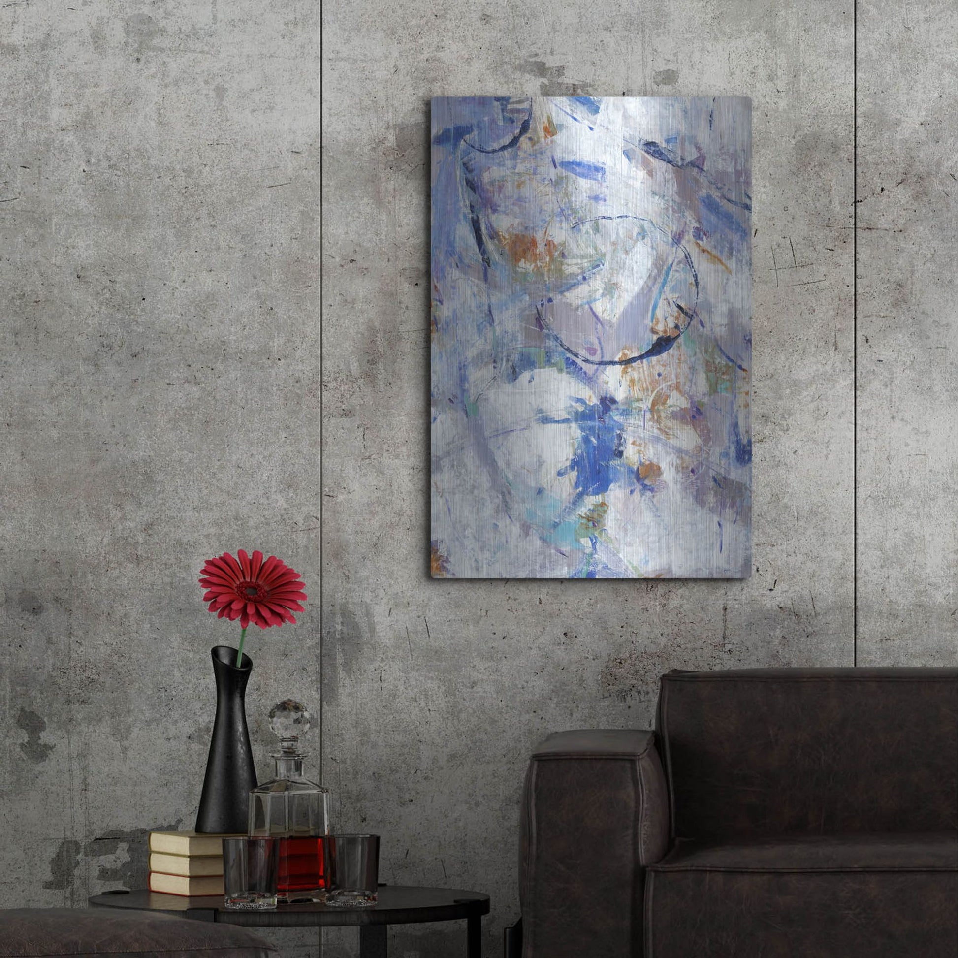 Luxe Metal Art 'Bounce I' by Tim O'Toole, Metal Wall Art,24x36