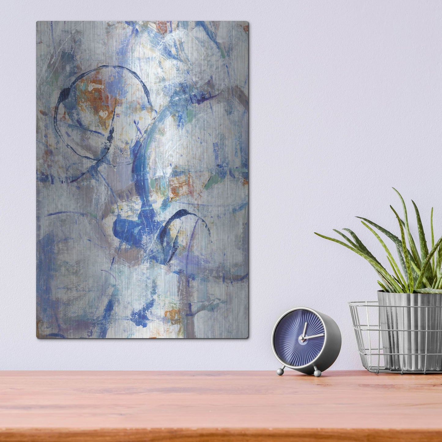 Luxe Metal Art 'Bounce II' by Tim O'Toole, Metal Wall Art,12x16