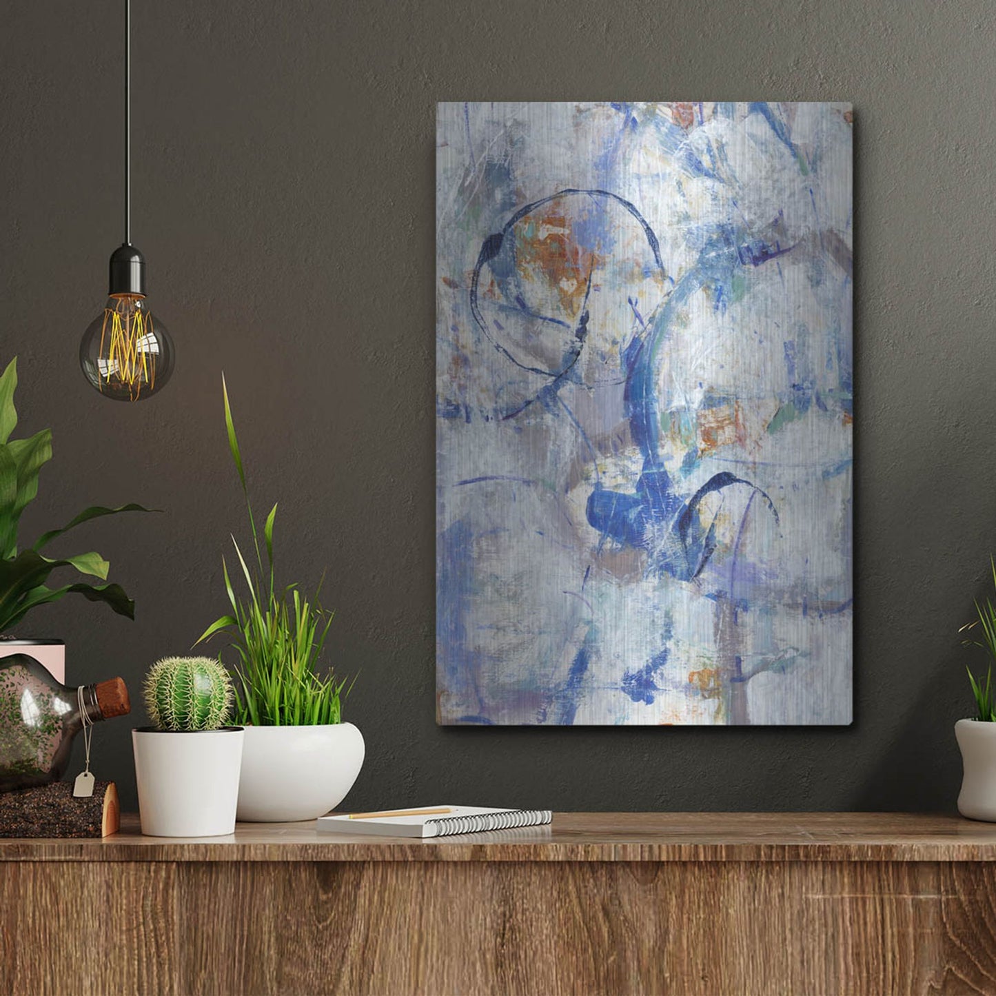 Luxe Metal Art 'Bounce II' by Tim O'Toole, Metal Wall Art,12x16