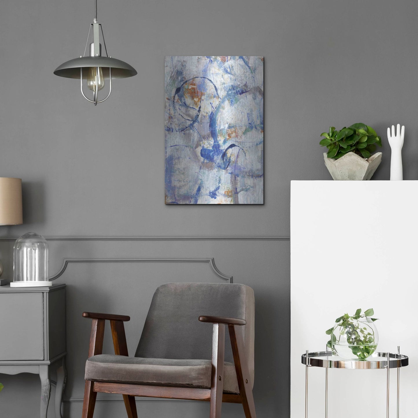 Luxe Metal Art 'Bounce II' by Tim O'Toole, Metal Wall Art,16x24