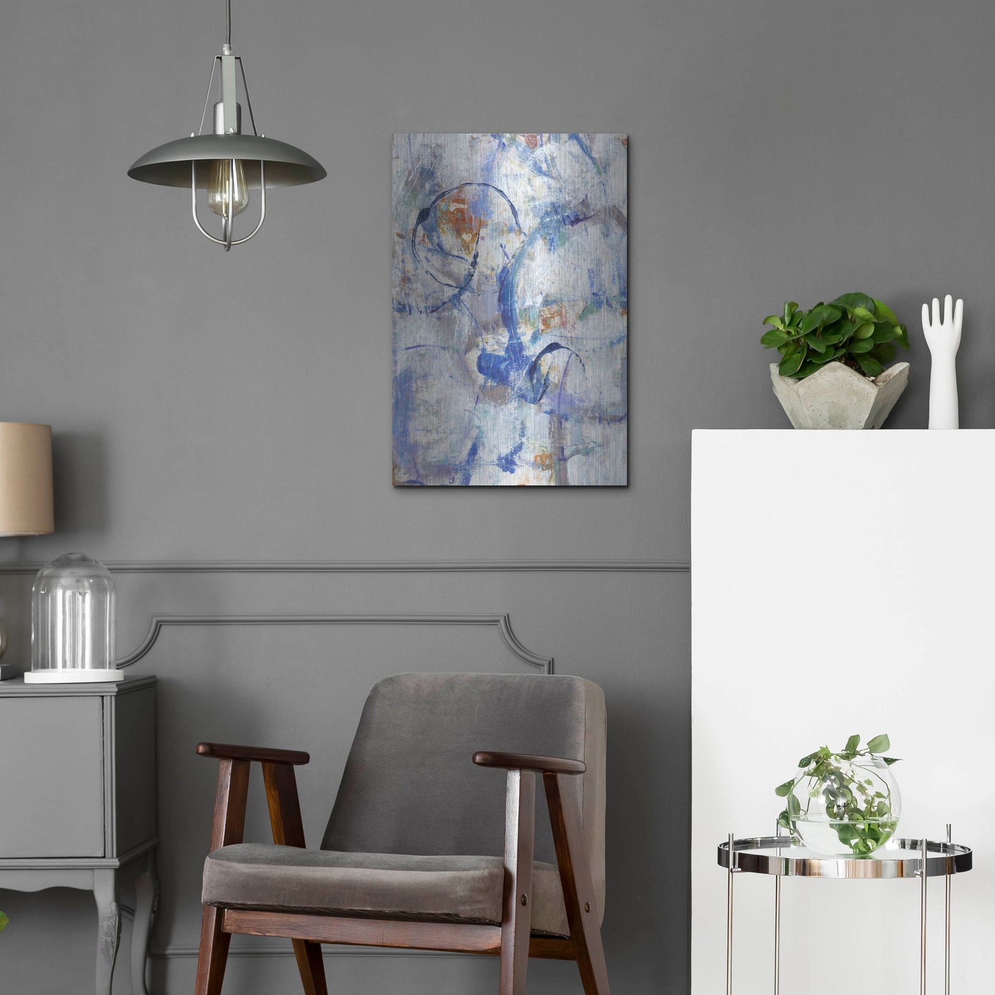 Luxe Metal Art 'Bounce II' by Tim O'Toole, Metal Wall Art,16x24