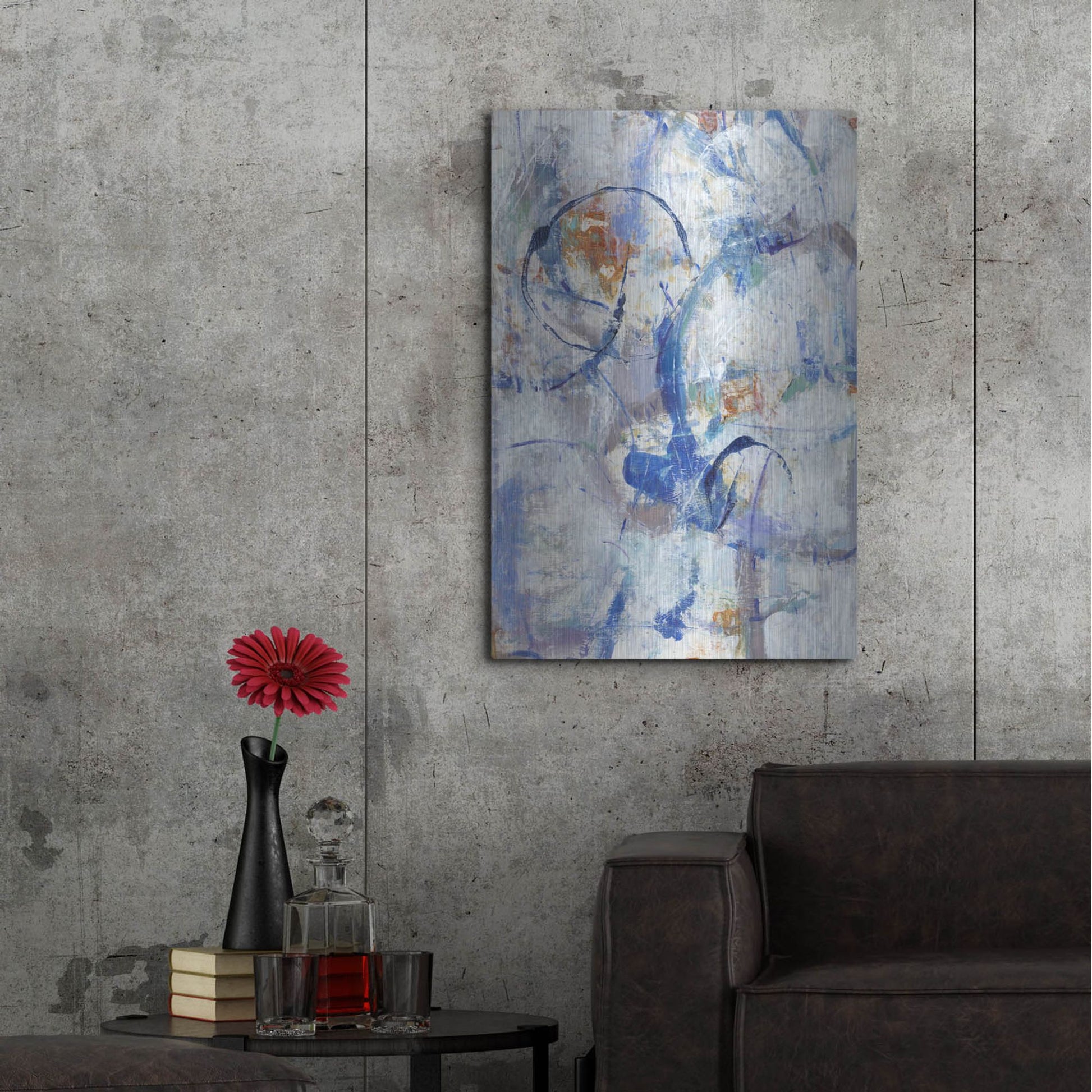 Luxe Metal Art 'Bounce II' by Tim O'Toole, Metal Wall Art,24x36