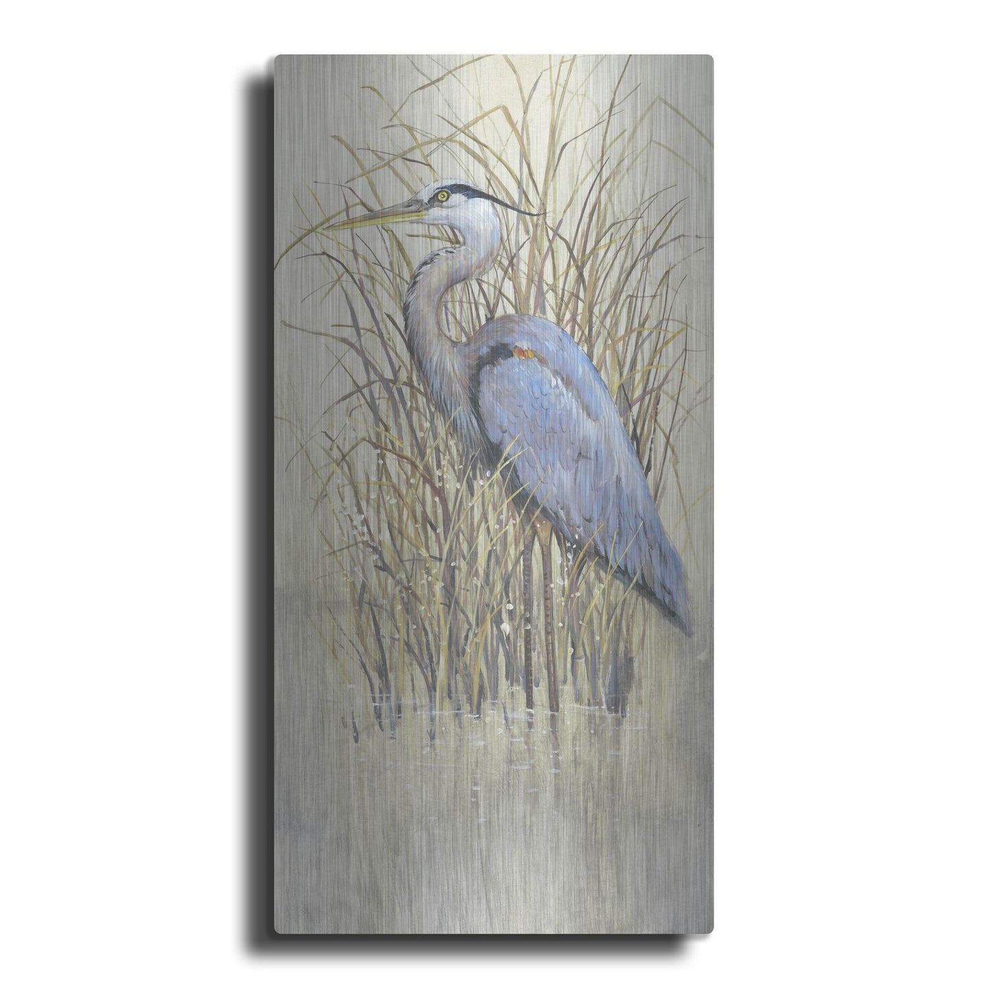 Luxe Metal Art 'Wading II' by Tim O'Toole, Metal Wall Art