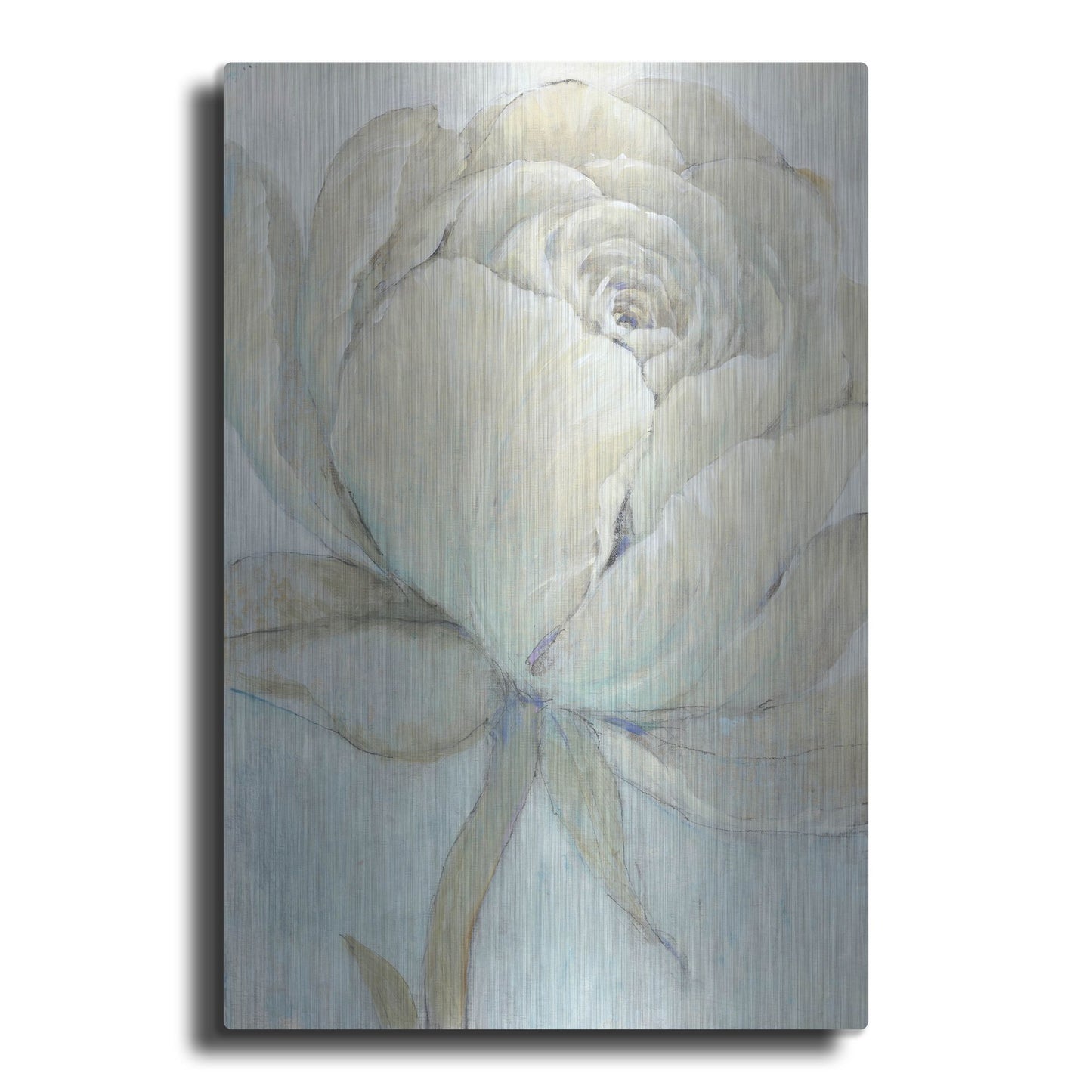 Luxe Metal Art 'English Rose II' by Tim O'Toole, Metal Wall Art