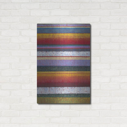 Luxe Metal Art 'Tulip Fields I' by Tim O'Toole, Metal Wall Art,24x36