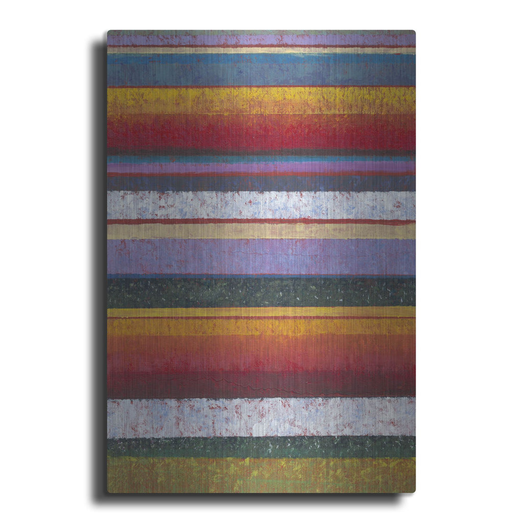 Luxe Metal Art 'Tulip Fields I' by Tim O'Toole, Metal Wall Art