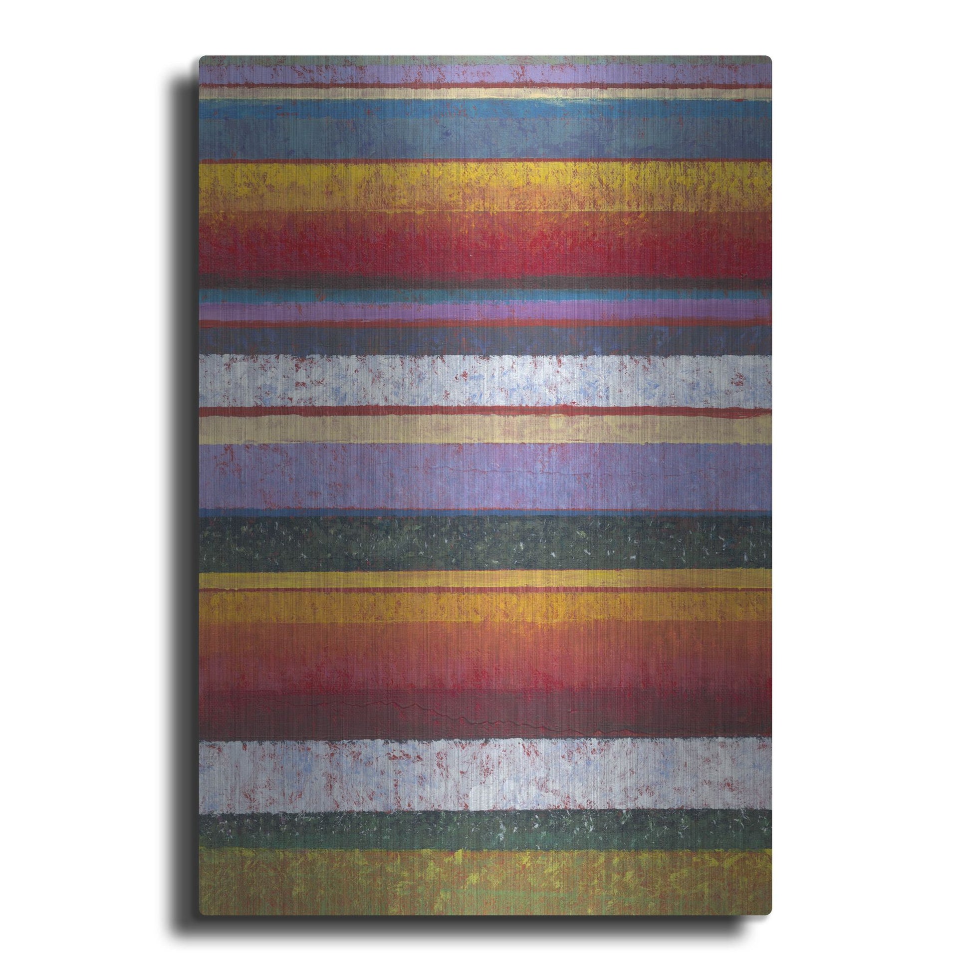 Luxe Metal Art 'Tulip Fields I' by Tim O'Toole, Metal Wall Art