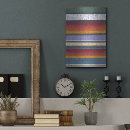 Luxe Metal Art 'Tulip Fields II' by Tim O'Toole, Metal Wall Art,12x16