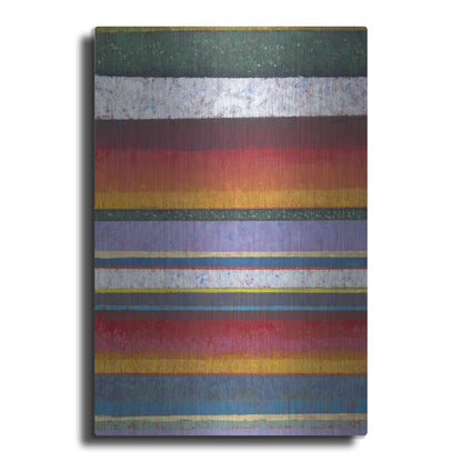 Luxe Metal Art 'Tulip Fields II' by Tim O'Toole, Metal Wall Art