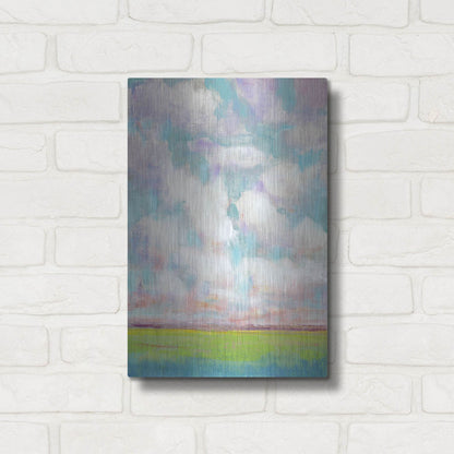 Luxe Metal Art 'Clouds in Motion I' by Tim O'Toole, Metal Wall Art,12x16