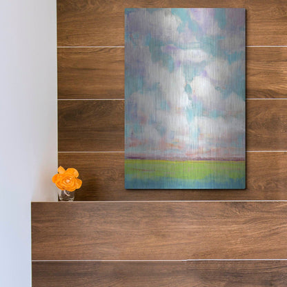 Luxe Metal Art 'Clouds in Motion I' by Tim O'Toole, Metal Wall Art,12x16