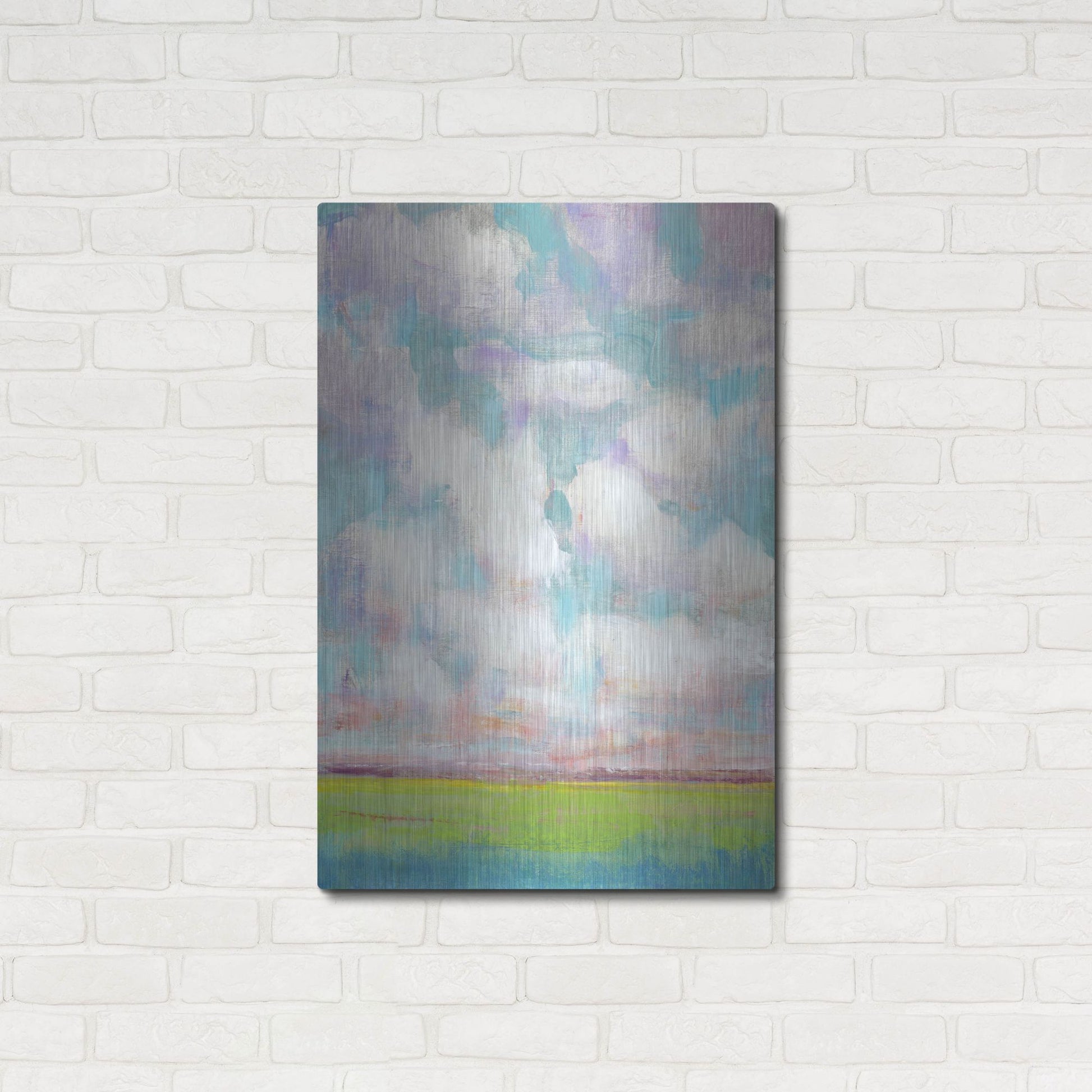 Luxe Metal Art 'Clouds in Motion I' by Tim O'Toole, Metal Wall Art,24x36