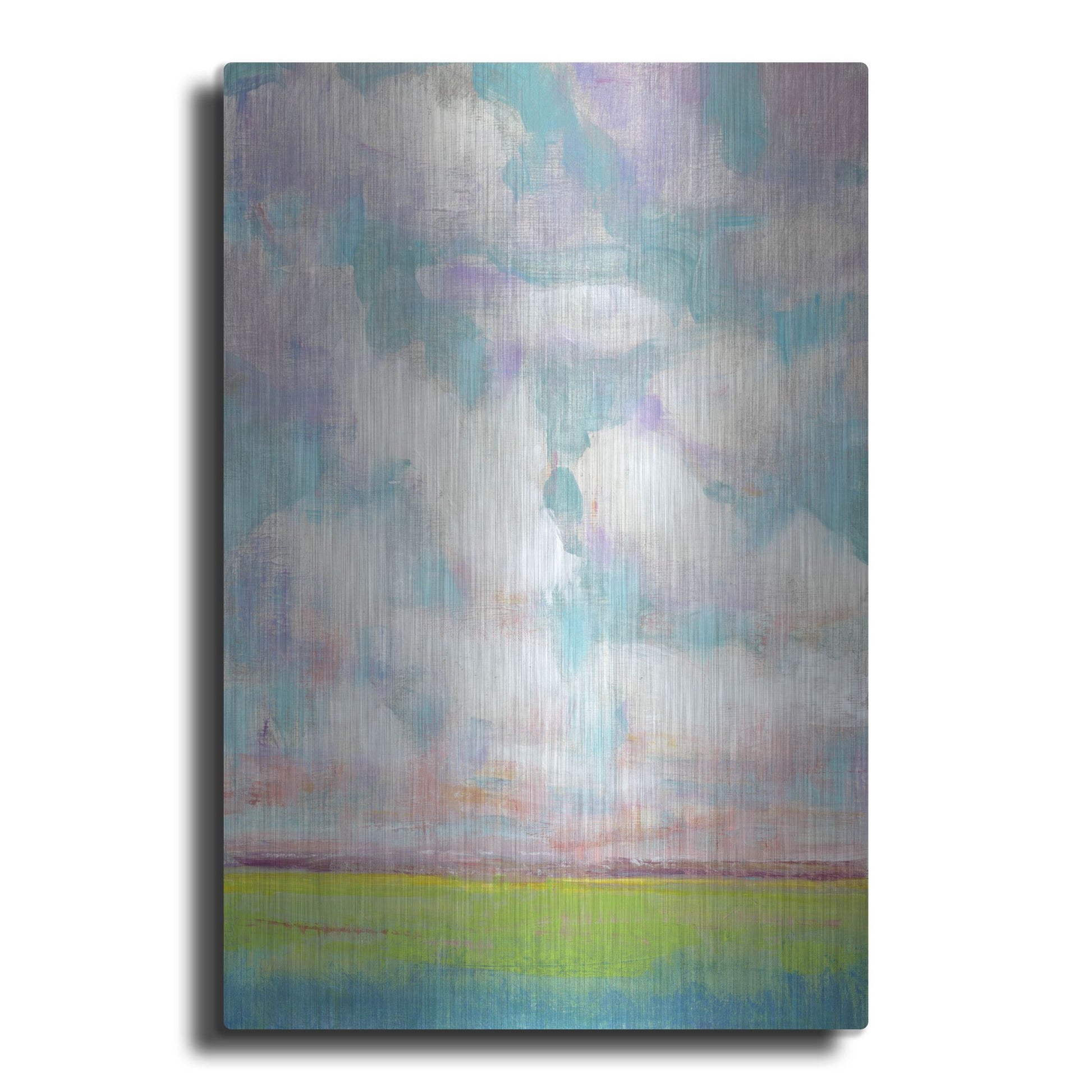 Luxe Metal Art 'Clouds in Motion I' by Tim O'Toole, Metal Wall Art