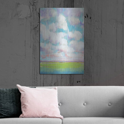 Luxe Metal Art 'Clouds in Motion II' by Tim O'Toole, Metal Wall Art,24x36