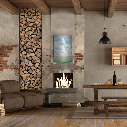 Luxe Metal Art 'Clouds in Motion II' by Tim O'Toole, Metal Wall Art,24x36