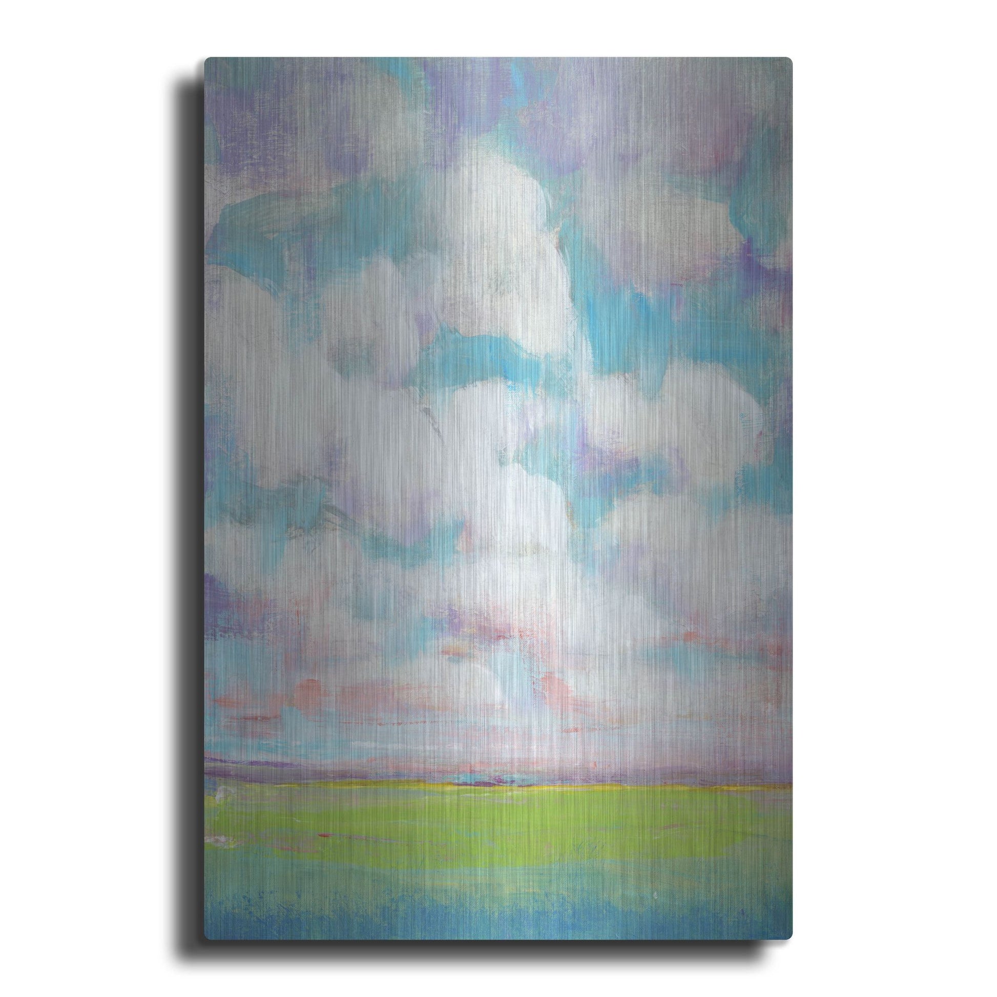 Luxe Metal Art 'Clouds in Motion II' by Tim O'Toole, Metal Wall Art