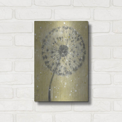 Luxe Metal Art 'Dandelion Abstract I' by Tim O'Toole, Metal Wall Art,12x16