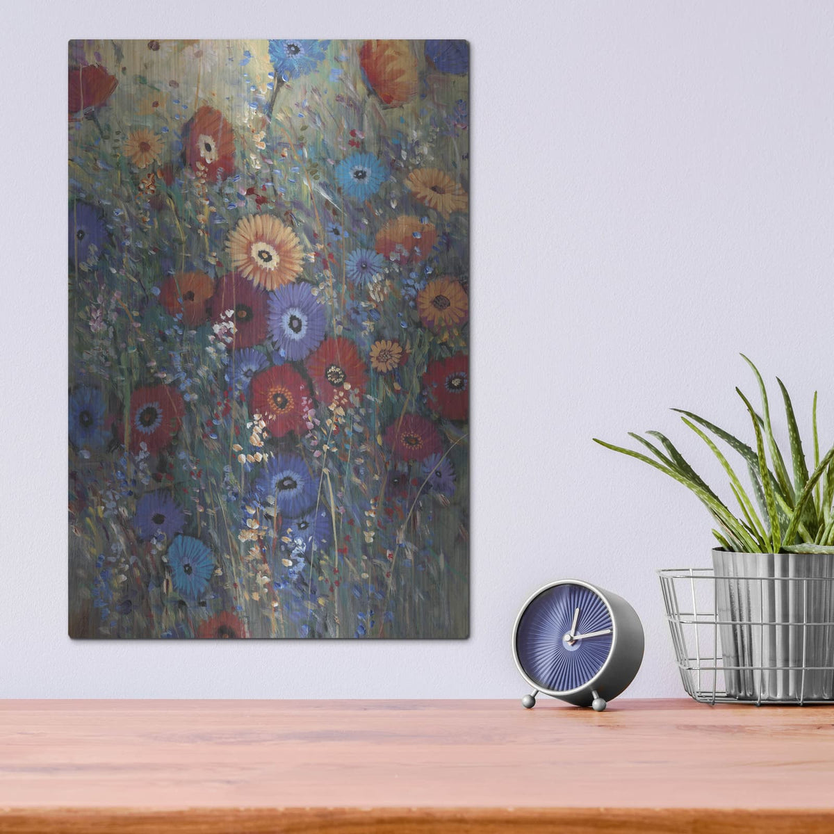 'Flower Patch II' by Tim O'Toole – Metal Wall Art, 12x16 room view
