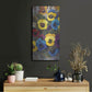 Luxe Metal Art 'Pansy Panel I' by Tim O'Toole, Metal Wall Art,12x24