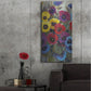 Luxe Metal Art 'Pansy Panel II' by Tim O'Toole, Metal Wall Art,24x48