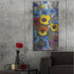 Luxe Metal Art 'Pansy Panel III' by Tim O'Toole, Metal Wall Art,24x48