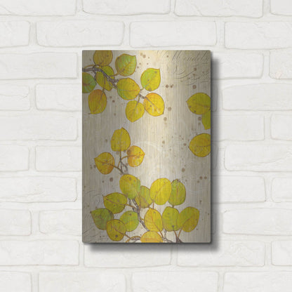 Luxe Metal Art 'Turning I' by Tim O'Toole, Metal Wall Art,12x16