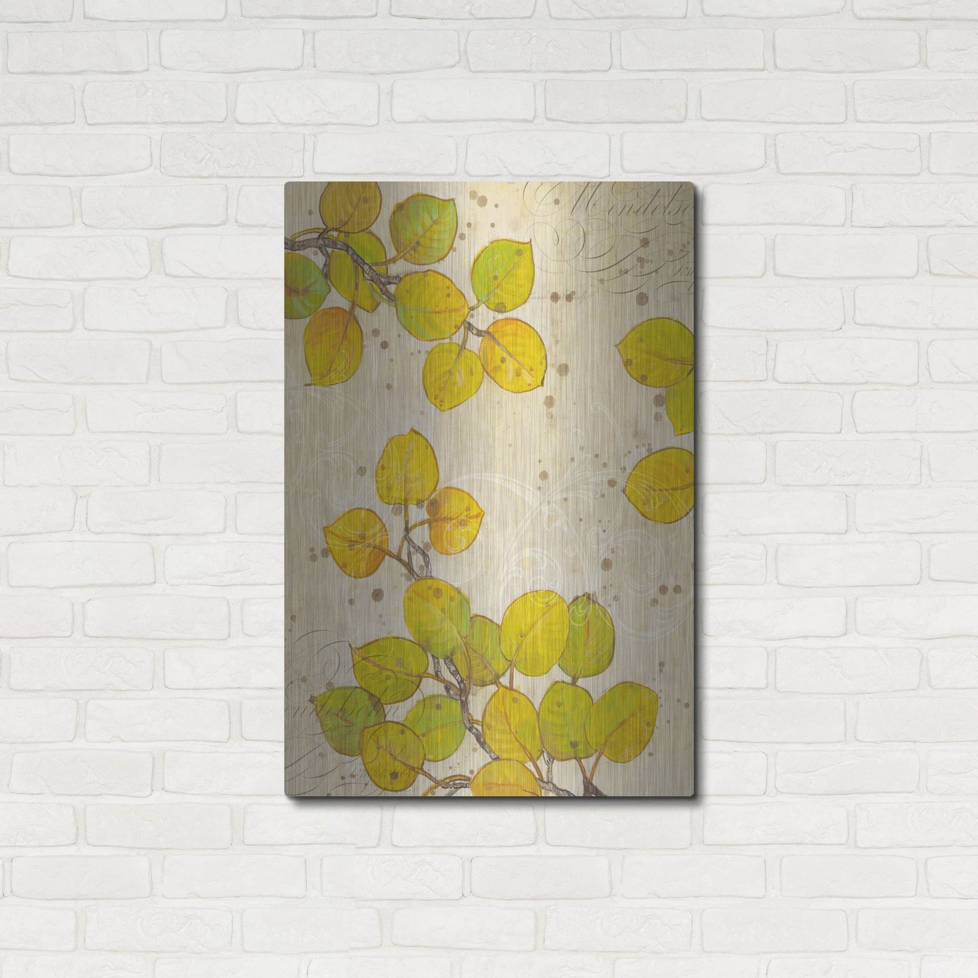 Luxe Metal Art 'Turning I' by Tim O'Toole, Metal Wall Art,24x36