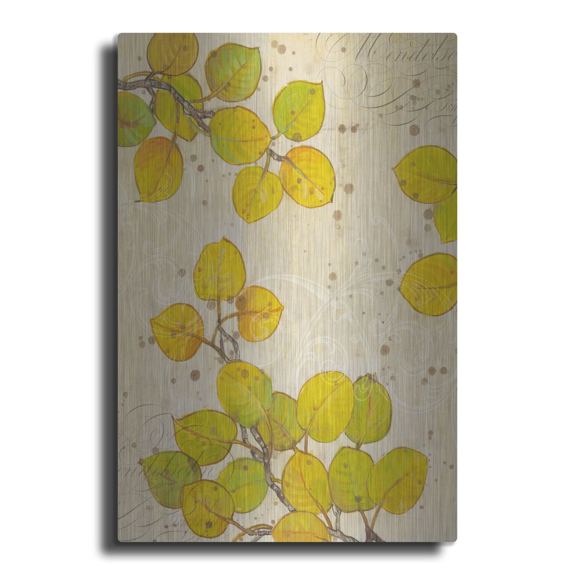 Luxe Metal Art 'Turning I' by Tim O'Toole, Metal Wall Art