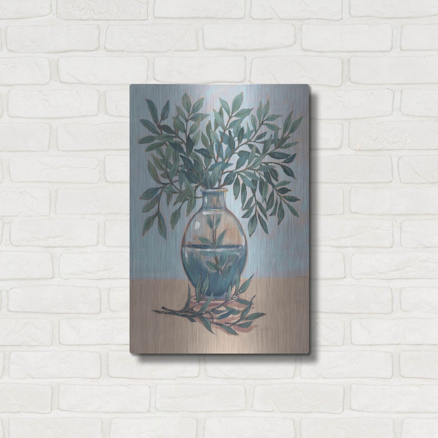 Luxe Metal Art 'Arrangement II' by Tim O'Toole, Metal Wall Art,16x24