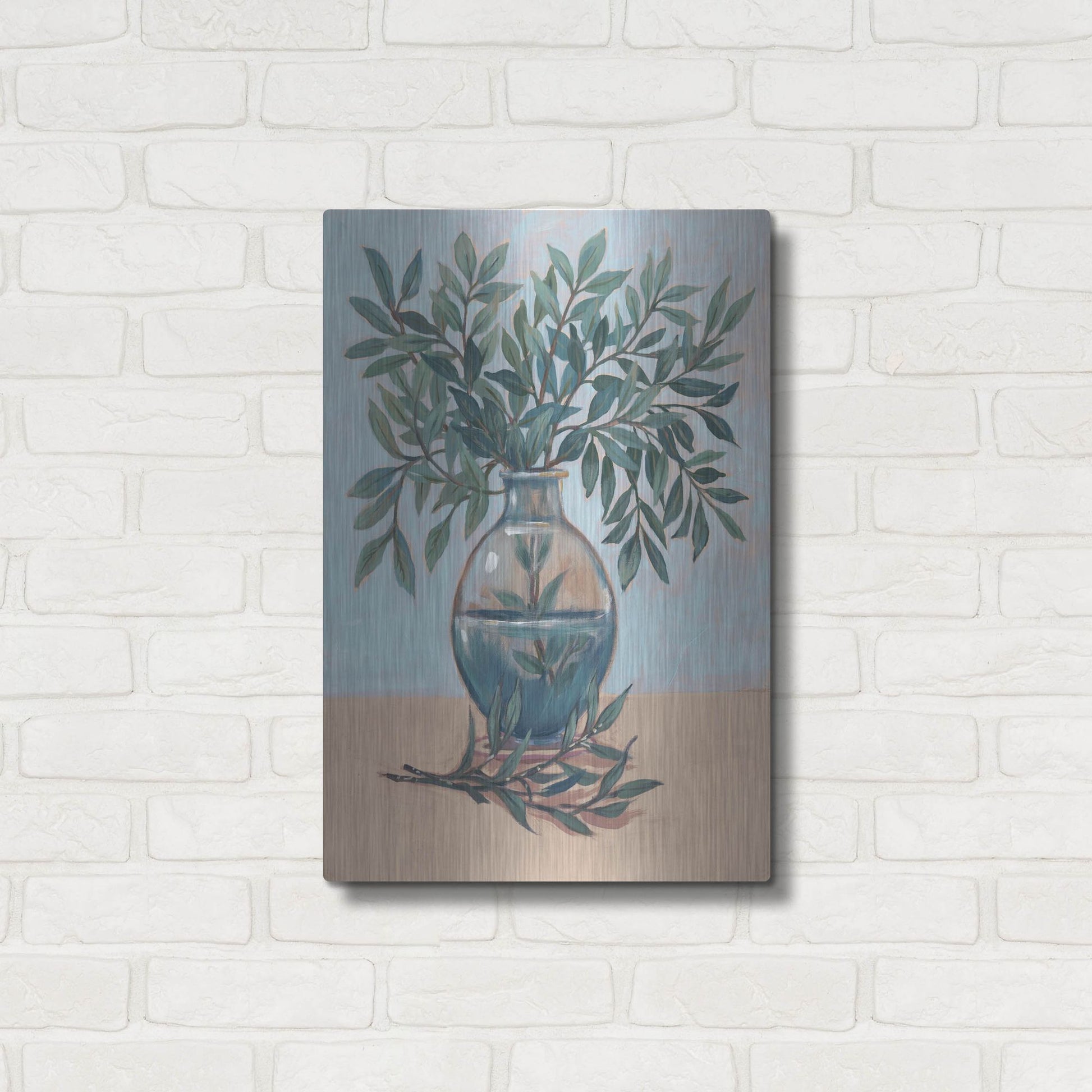 Luxe Metal Art 'Arrangement II' by Tim O'Toole, Metal Wall Art,16x24