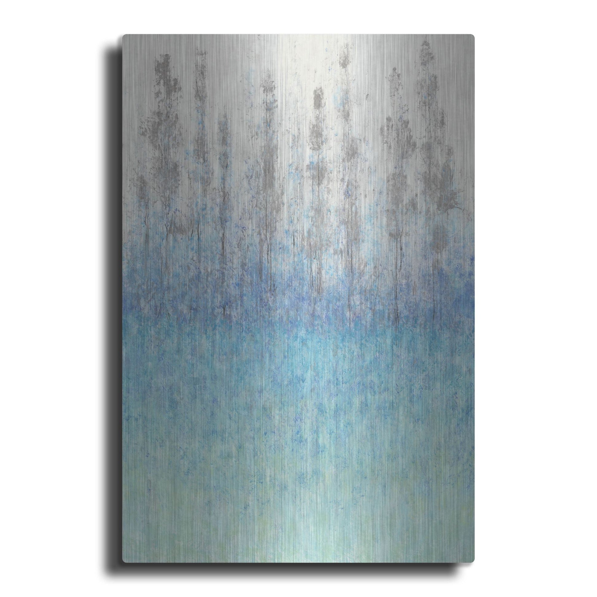 Luxe Metal Art 'Cypress Border I' by Tim O'Toole, Metal Wall Art