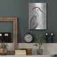 Luxe Metal Art 'Grey Heron I' by Tim O'Toole, Metal Wall Art,12x16