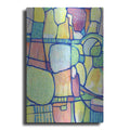 Luxe Metal Art 'Stained Glass Composition I' by Tim O'Toole, Metal Wall Art