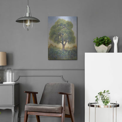 Luxe Metal Art 'Standing in the Field I' by Tim O'Toole, Metal Wall Art,16x24