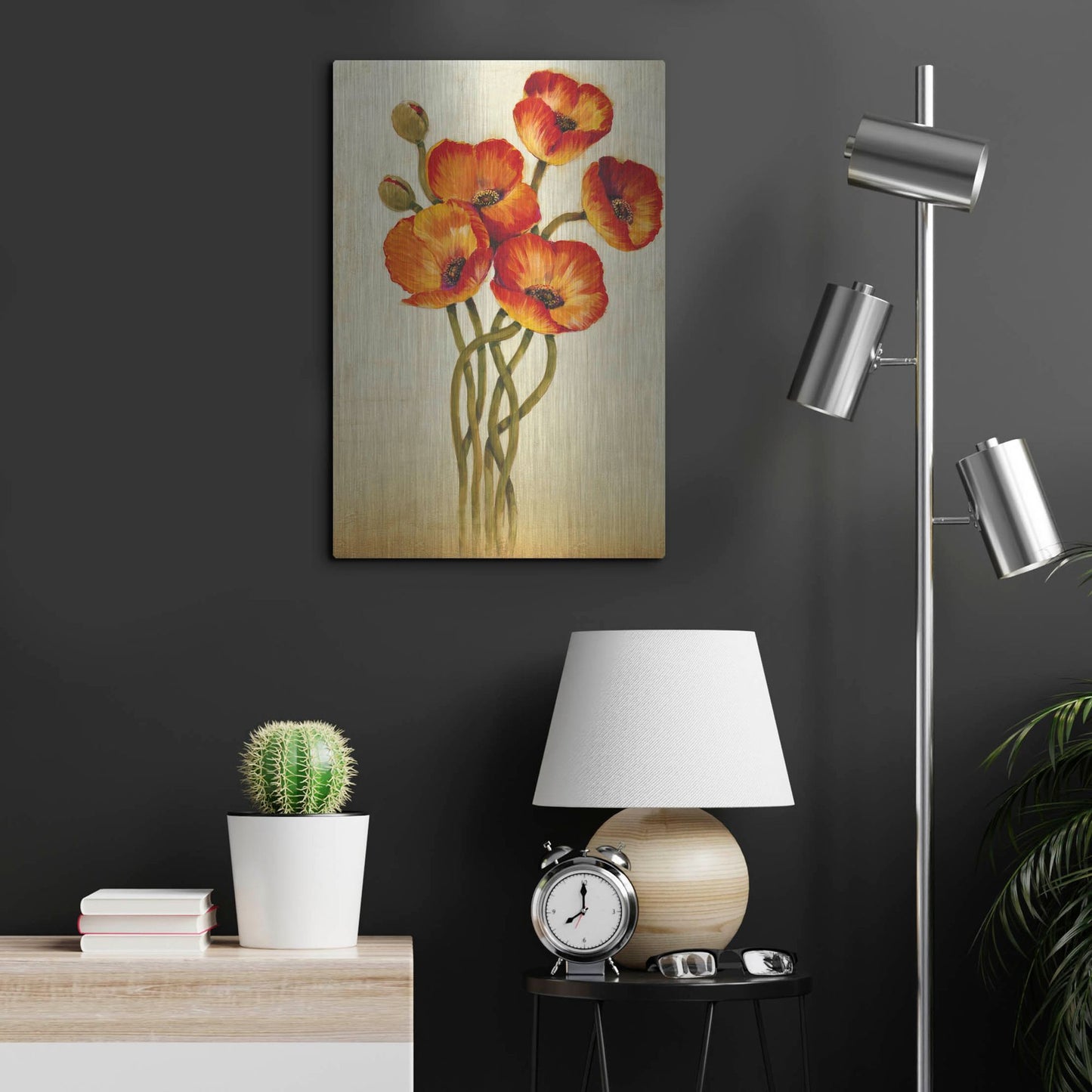 Luxe Metal Art 'Entanglement I' by Tim O'Toole, Metal Wall Art,16x24