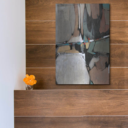 Luxe Metal Art 'Conjunction I' by Tim O'Toole, Metal Wall Art,12x16