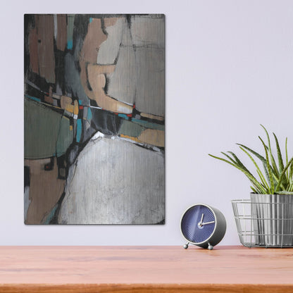 Luxe Metal Art 'Conjunction II' by Tim O'Toole, Metal Wall Art,12x16