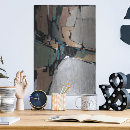 Luxe Metal Art 'Conjunction II' by Tim O'Toole, Metal Wall Art,12x16