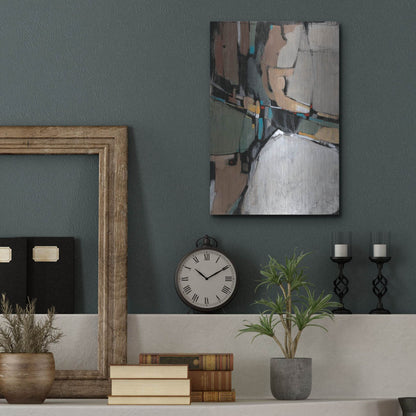 Luxe Metal Art 'Conjunction II' by Tim O'Toole, Metal Wall Art,12x16