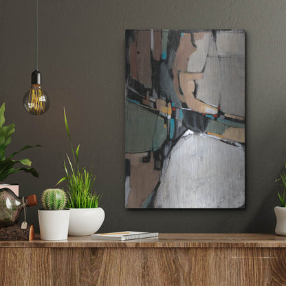 Luxe Metal Art 'Conjunction II' by Tim O'Toole, Metal Wall Art,12x16