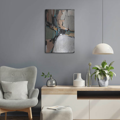 Luxe Metal Art 'Conjunction II' by Tim O'Toole, Metal Wall Art,16x24