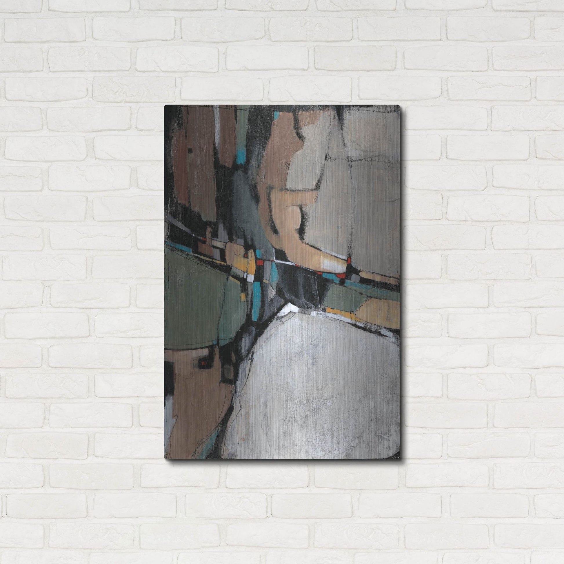 Luxe Metal Art 'Conjunction II' by Tim O'Toole, Metal Wall Art,24x36