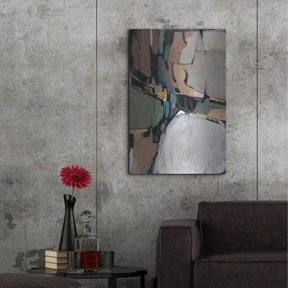 Luxe Metal Art 'Conjunction II' by Tim O'Toole, Metal Wall Art,24x36