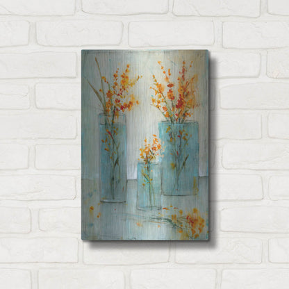 Luxe Metal Art 'Still Life Study I' by Tim O'Toole, Metal Wall Art,12x16