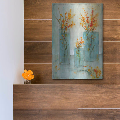 Luxe Metal Art 'Still Life Study I' by Tim O'Toole, Metal Wall Art,12x16