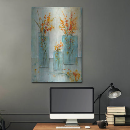 Luxe Metal Art 'Still Life Study I' by Tim O'Toole, Metal Wall Art,24x36