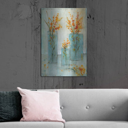 Luxe Metal Art 'Still Life Study I' by Tim O'Toole, Metal Wall Art,24x36