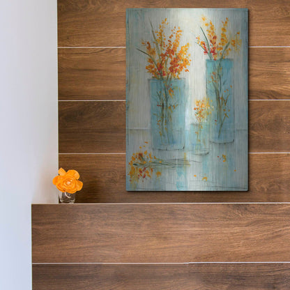 Luxe Metal Art 'Still Life Study II' by Tim O'Toole, Metal Wall Art,12x16