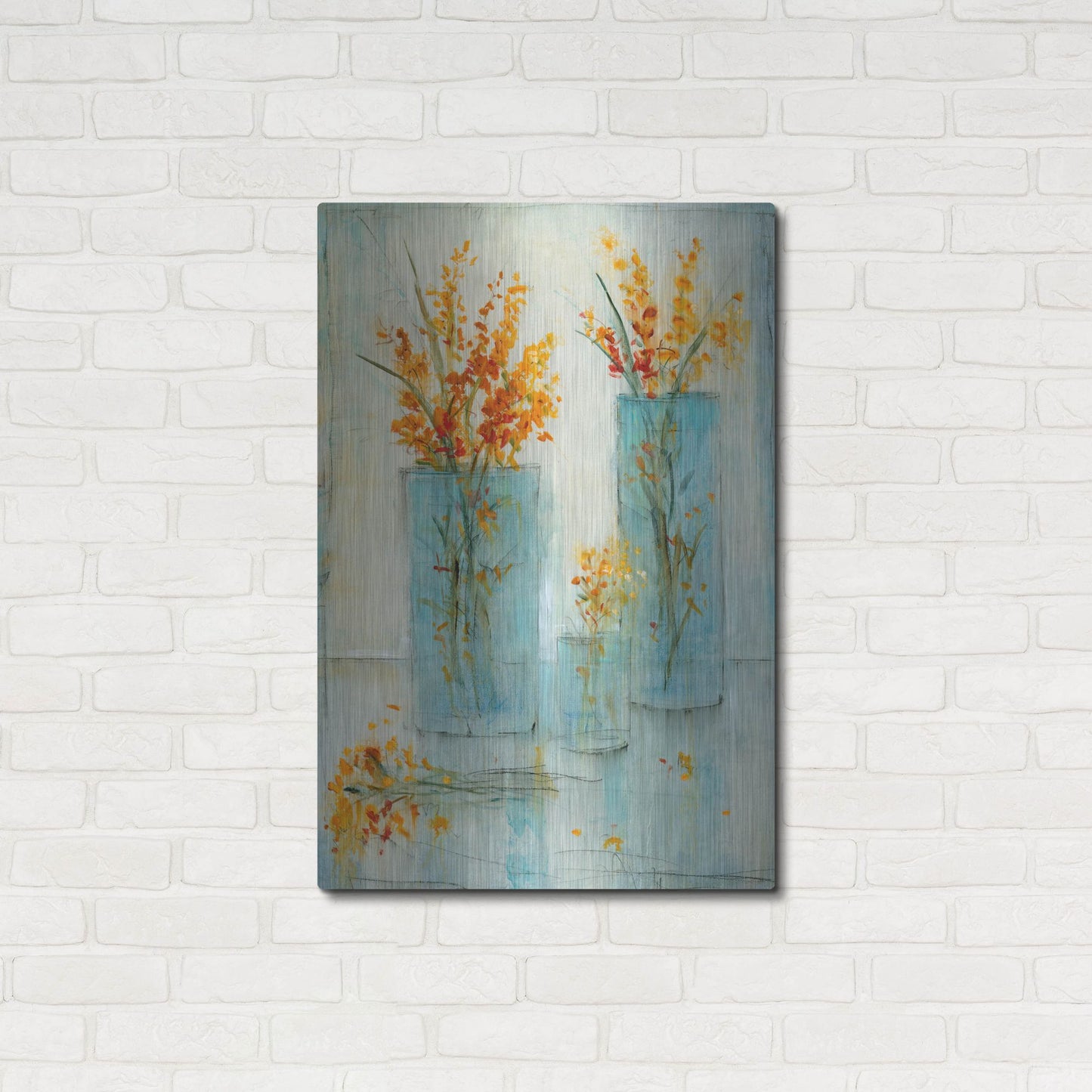 Luxe Metal Art 'Still Life Study II' by Tim O'Toole, Metal Wall Art,24x36